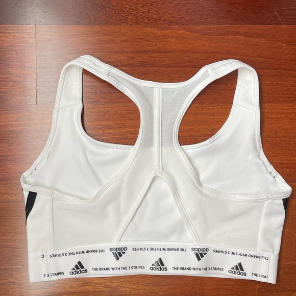 Adidas three stripe medium support sports bra - Picture 3 of 3